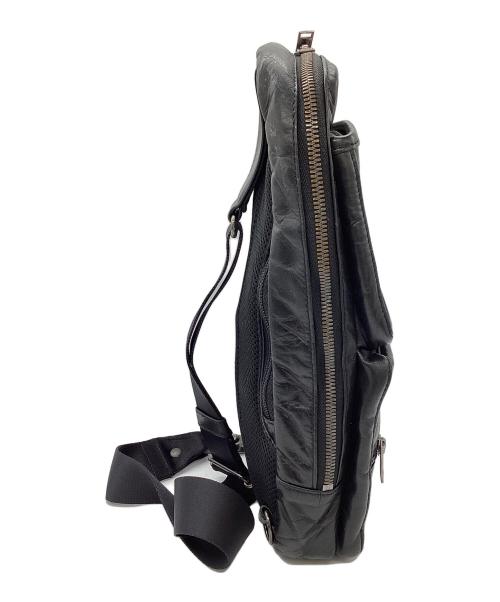 LUGGAGE LABEL（ラゲッジ レーベル）LUGGAGE LABEL (ラゲッジ レーベル) ELEMENT  SLING SHOULDER BAG ブラックの古着・服飾アイテム