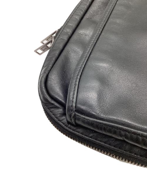 LUGGAGE LABEL（ラゲッジ レーベル）LUGGAGE LABEL (ラゲッジ レーベル) ELEMENT  SLING SHOULDER BAG ブラックの古着・服飾アイテム