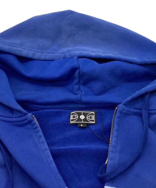 TOKYO 23（トウキョウニジュウサン）TOKYO 23 (トウキョウニジュウサン) Motion Logo Zip Up Hoodie　/　TOBSP-SW008 ブルー サイズ:Lの古着・服飾アイテム