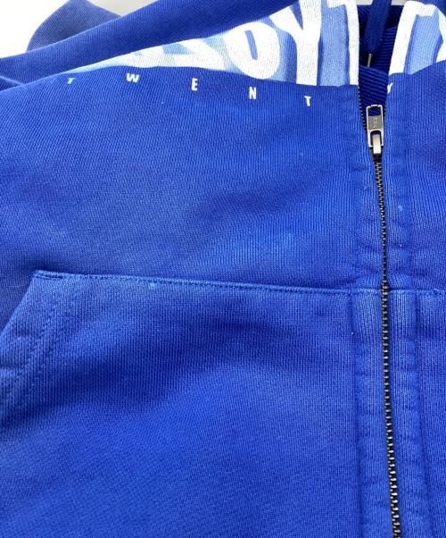 TOKYO 23（トウキョウニジュウサン）TOKYO 23 (トウキョウニジュウサン) Motion Logo Zip Up Hoodie　/　TOBSP-SW008 ブルー サイズ:Lの古着・服飾アイテム