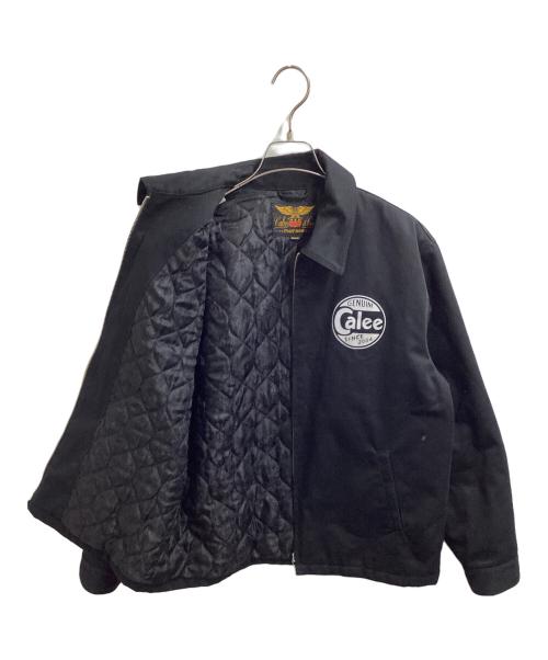 CALEE（キャリー）CALEE (キャリー) T/C TWILL WORK JACKET ブラック サイズ:Mの古着・服飾アイテム