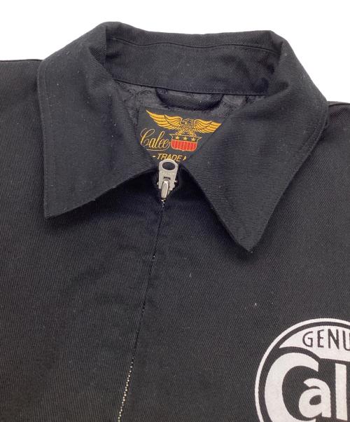 CALEE（キャリー）CALEE (キャリー) T/C TWILL WORK JACKET ブラック サイズ:Mの古着・服飾アイテム