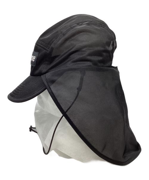 SUPREME（シュプリーム）Supreme (シュプリーム) Mesh Sunshield Camp Cap / 24SS ブラックの古着・服飾アイテム