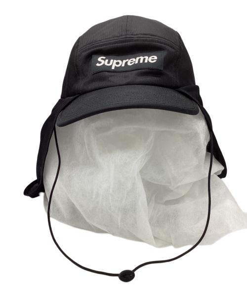 SUPREME（シュプリーム）Supreme (シュプリーム) Mesh Sunshield Camp Cap / 24SS ブラックの古着・服飾アイテム
