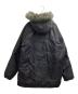 stussy (ステューシー) 00's ネイティブ柄切替 N-3B型 ダウンコート　/　OLD ブラック サイズ:XL：17000円