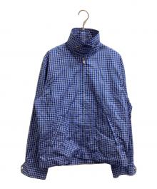 UNUSED×BEAUTY&YOUTH（アンユーズド×ビューティーアンドユース）の古着「別注 ブルーチェックシャツブルゾン / US2387」｜ブルー