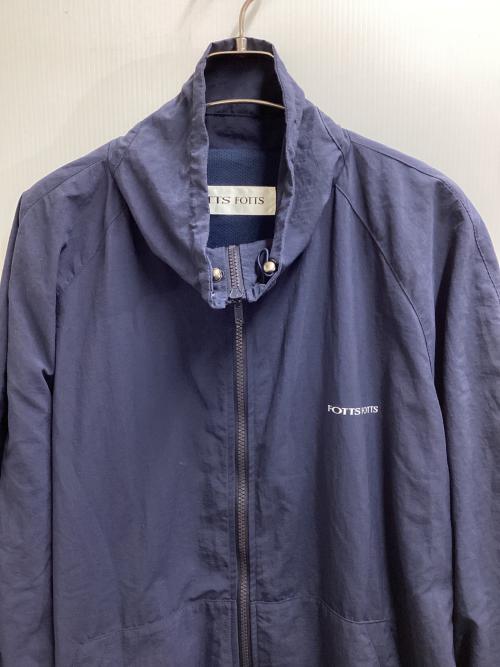 FOTTS FOTTS（フォッツフォッツ）FOTTS FOTTS (フォッツフォッツ) ZIP TRACK JACKET ネイビー サイズ:FREEの古着・服飾アイテム