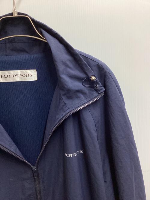 FOTTS FOTTS（フォッツフォッツ）FOTTS FOTTS (フォッツフォッツ) ZIP TRACK JACKET ネイビー サイズ:FREEの古着・服飾アイテム