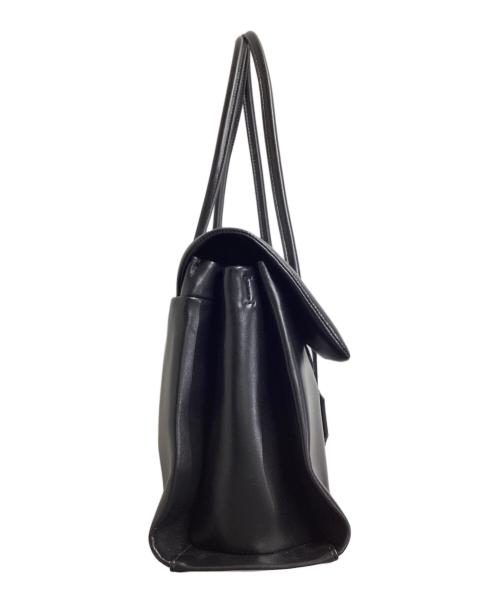 CHARLES & KEITH（チャールズアンドキース）CHARLES & KEITH (チャールズアンドキース) ターンロック ダブルハンドルトラペーズトートバッグ / 30782768 ブラックの古着・服飾アイテム