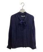 theory luxeセオリーリュクス）の古着「RIME GGT TIE BLOUSE / 4108206」｜ネイビー