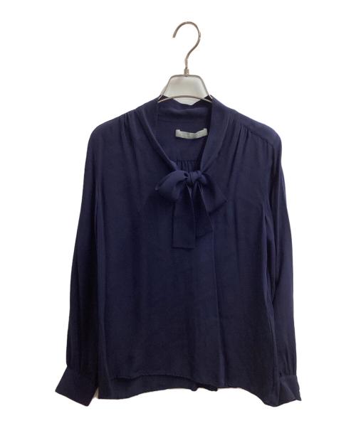 theory luxe（セオリーリュクス）theory luxe (セオリーリュクス) RIME GGT TIE BLOUSE / 4108206 ネイビー サイズ:38の古着・服飾アイテム