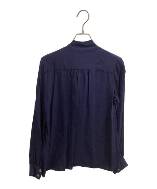 theory luxe（セオリーリュクス）theory luxe (セオリーリュクス) RIME GGT TIE BLOUSE / 4108206 ネイビー サイズ:38の古着・服飾アイテム