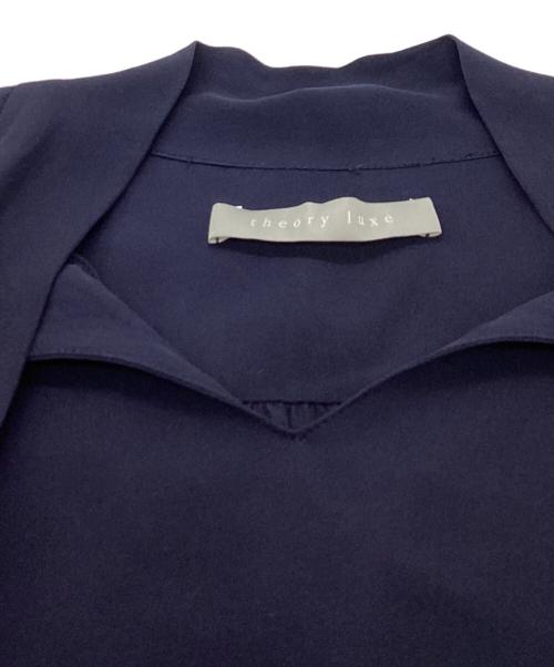 theory luxe（セオリーリュクス）theory luxe (セオリーリュクス) RIME GGT TIE BLOUSE / 4108206 ネイビー サイズ:38の古着・服飾アイテム