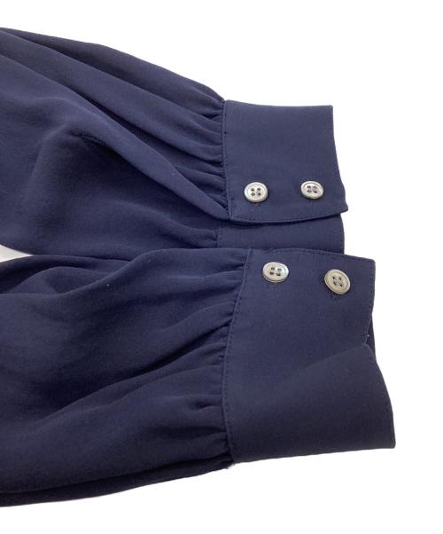 theory luxe（セオリーリュクス）theory luxe (セオリーリュクス) RIME GGT TIE BLOUSE / 4108206 ネイビー サイズ:38の古着・服飾アイテム