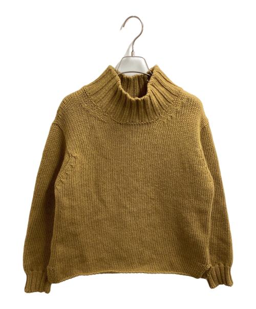 MHL（マーガレットハウエル）MHL (マーガレットハウエル) BRITISH WOOL ハイネックニット ブラウン サイズ:2の古着・服飾アイテム