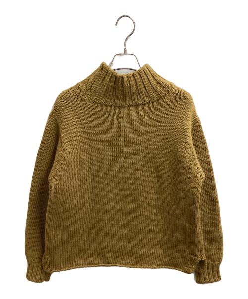 MHL（マーガレットハウエル）MHL (マーガレットハウエル) BRITISH WOOL ハイネックニット ブラウン サイズ:2の古着・服飾アイテム