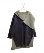 6(ROKU) BEAUTY&YOUTHロク ビューティーアンドユース）の古着「REVER HOODED PULLOVER COAT」｜グリーン