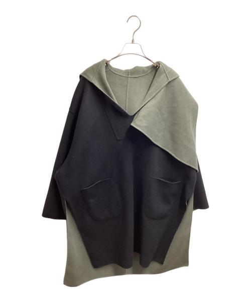 6(ROKU) BEAUTY&YOUTH（ロク ビューティーアンドユース）6(ROKU) BEAUTY&YOUTH (ロク ビューティーアンドユース) REVER HOODED PULLOVER COAT グリーン サイズ:36の古着・服飾アイテム