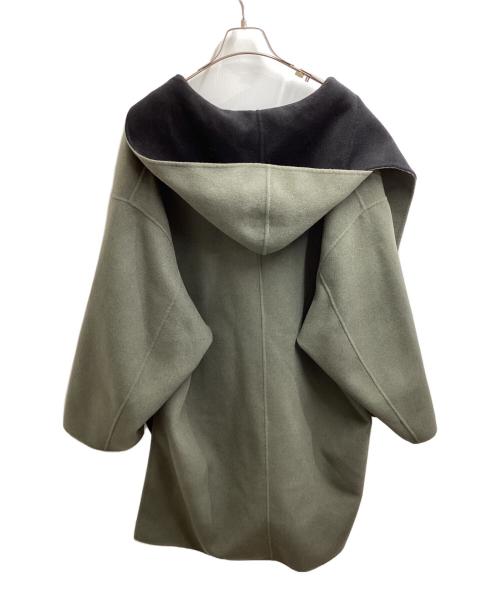 6(ROKU) BEAUTY&YOUTH（ロク ビューティーアンドユース）6(ROKU) BEAUTY&YOUTH (ロク ビューティーアンドユース) REVER HOODED PULLOVER COAT グリーン サイズ:36の古着・服飾アイテム