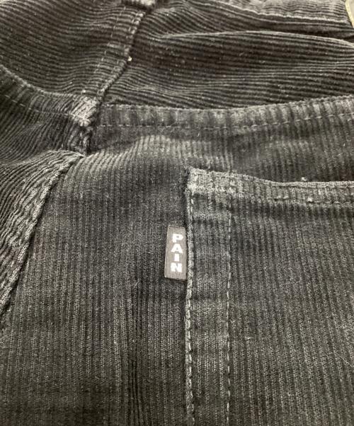NUMBER (N)INE（ナンバーナイン）NUMBER (N)INE (ナンバーナイン) ハート涙パッチ コーデュロイパンツ ブラック サイズ:3の古着・服飾アイテム