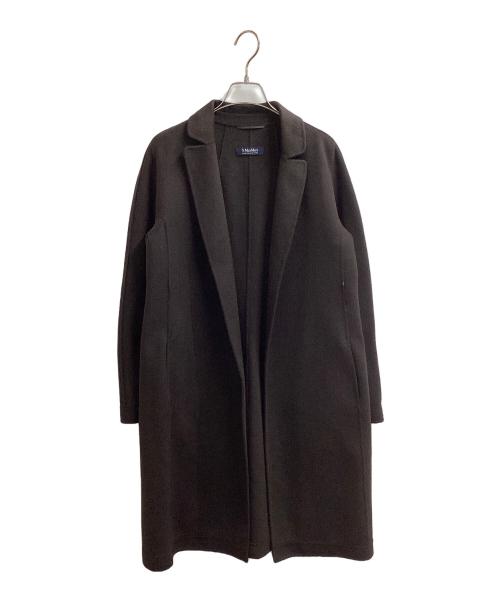'S Max Mara（エスマックスマーラ）'S Max Mara (エスマックスマーラ) アンゴラカシミヤ混コート/ CUCITO A MANO ブラウン サイズ:42の古着・服飾アイテム