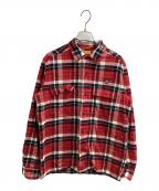 HUMAN MADEヒューマンメイド）の古着「FLANNEL CHECK SHIRT」｜レッド