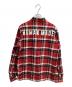 HUMAN MADE (ヒューマンメイド) FLANNEL CHECK SHIRT レッド サイズ:M：23000円