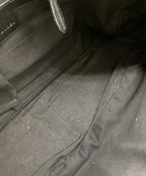 RALPH LAUREN（ラルフローレン）RALPH LAUREN (ラルフローレン) レザーメッセンジャーバッグ ブラックの古着・服飾アイテム