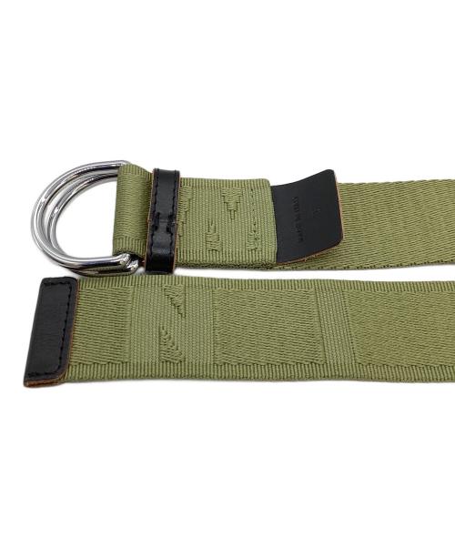 MARNI（マルニ）MARNI (マルニ) LOGO ベルト グリーン サイズ:Lの古着・服飾アイテム