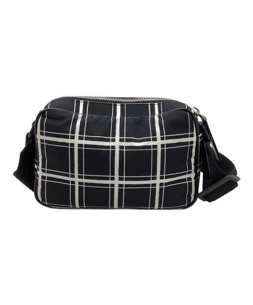 MARNI（マルニ）MARNI (マルニ) CHECK NYLONE PUFF CAMERA BAG ブラックの古着・服飾アイテム