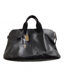 COACH（コーチ）の古着「レキシントン レザーダッフル / 77183」｜ブラック