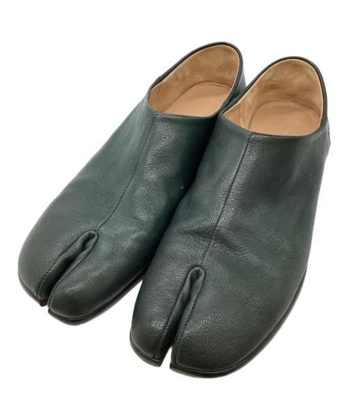 Maison Margiela（メゾンマルジェラ）Maison Margiela (メゾンマルジェラ) tabi バブーシュ グリーン サイズ:43の古着・服飾アイテム