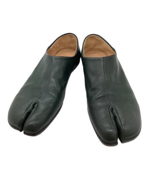 Maison Margiela（メゾンマルジェラ）Maison Margiela (メゾンマルジェラ) tabi バブーシュ グリーン サイズ:43の古着・服飾アイテム