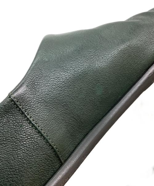 Maison Margiela（メゾンマルジェラ）Maison Margiela (メゾンマルジェラ) tabi バブーシュ グリーン サイズ:43の古着・服飾アイテム