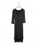 PERVERZEパーバーズ）の古着「Sheer Mesh Dress / シアーメッシュドレス / 0121010305」｜ブラック