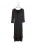 PERVERZE（パーバーズ）の古着「Sheer Mesh Dress / シアーメッシュドレス / 0121010305」｜ブラック