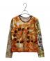 CHOPOVA LOWENA（チョポヴァ・ロウェナ）の古着「DINNER'S SERVED FITTED JERSEY TOP」｜オレンジ