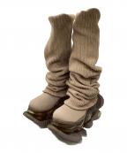 groundsグラウンズ）の古着「SKYSCRAPER FALCON LOOSE SOCKS」｜ベージュ