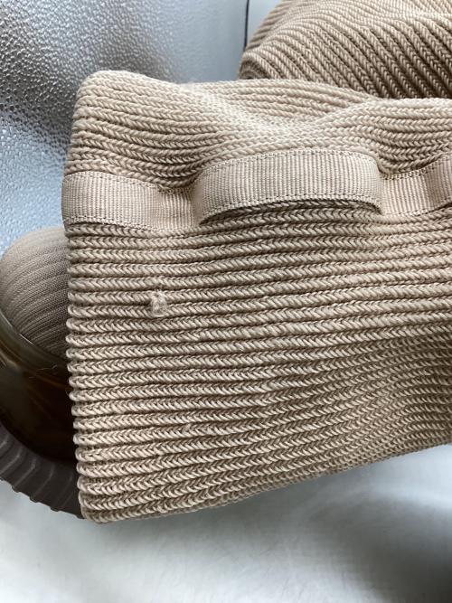 grounds（グラウンズ）grounds (グラウンズ) SKYSCRAPER FALCON LOOSE SOCKS ベージュ サイズ:25.5の古着・服飾アイテム