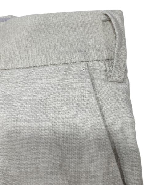 Thingless（シングレス）Thingless (シングレス) コットンリネンタックパンツ ベージュ サイズ:Mの古着・服飾アイテム
