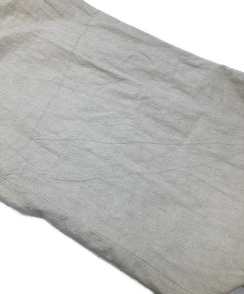 Thingless（シングレス）Thingless (シングレス) コットンリネンタックパンツ ベージュ サイズ:Mの古着・服飾アイテム