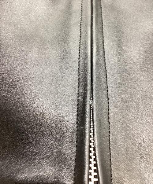 HORN WORKS（ホーンワークス）HORN WORKS (ホーンワークス) シングルライダースジャケット ブラック サイズ:Lの古着・服飾アイテム