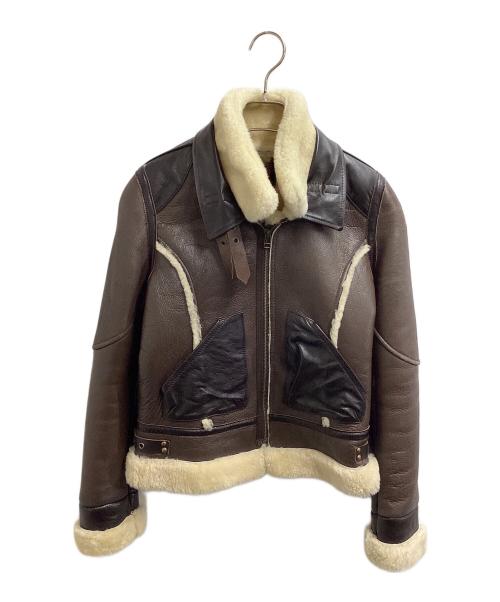 AVIREX（アヴィレックス）AVIREX (アヴィレックス) Ｂ-3　ムートンジャケット ブラウン サイズ:Ｍの古着・服飾アイテム