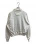 POLO RALPH LAUREN (ポロ・ラルフローレン) zip-collar embroidered sweatshirt / エンブロイダードスウェットシャツ / 211B18686001 ホワイト サイズ:S：9000円
