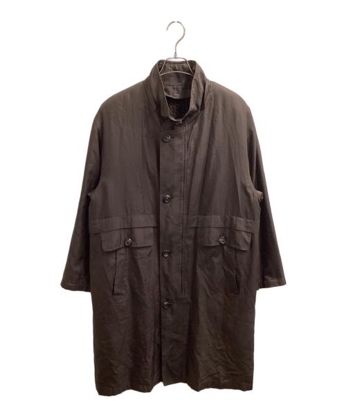 CARVEN（カルヴェン）CARVEN (カルヴェン) ライナー付きシルクコート ブラウン サイズ:Mの古着・服飾アイテム