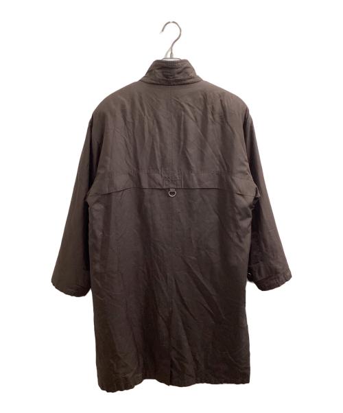 CARVEN（カルヴェン）CARVEN (カルヴェン) ライナー付きシルクコート ブラウン サイズ:Mの古着・服飾アイテム