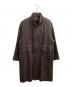 CARVEN（カルヴェン）の古着「ライナー付きシルクコート」｜ブラウン