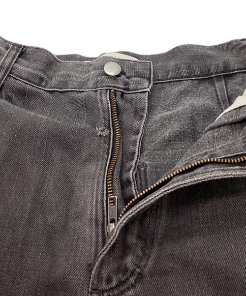 STUDIO NICHOLSON（スタジオ ニコルソン）STUDIO NICHOLSON (スタジオ ニコルソン) PUCH WIDE LEG DENIM PANT / 51-10-721020 グレー サイズ:Sの古着・服飾アイテム
