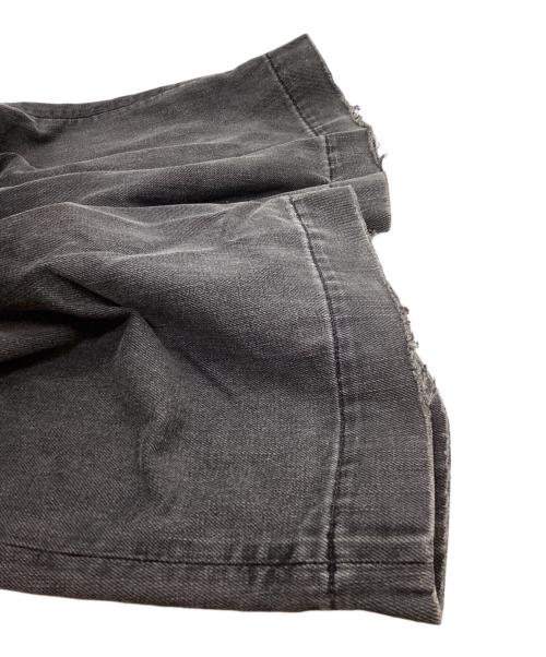 STUDIO NICHOLSON（スタジオ ニコルソン）STUDIO NICHOLSON (スタジオ ニコルソン) PUCH WIDE LEG DENIM PANT / 51-10-721020 グレー サイズ:Sの古着・服飾アイテム