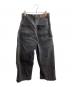 STUDIO NICHOLSON (スタジオ ニコルソン) PUCH WIDE LEG DENIM PANT / 51-10-721020 グレー サイズ:S：13000円